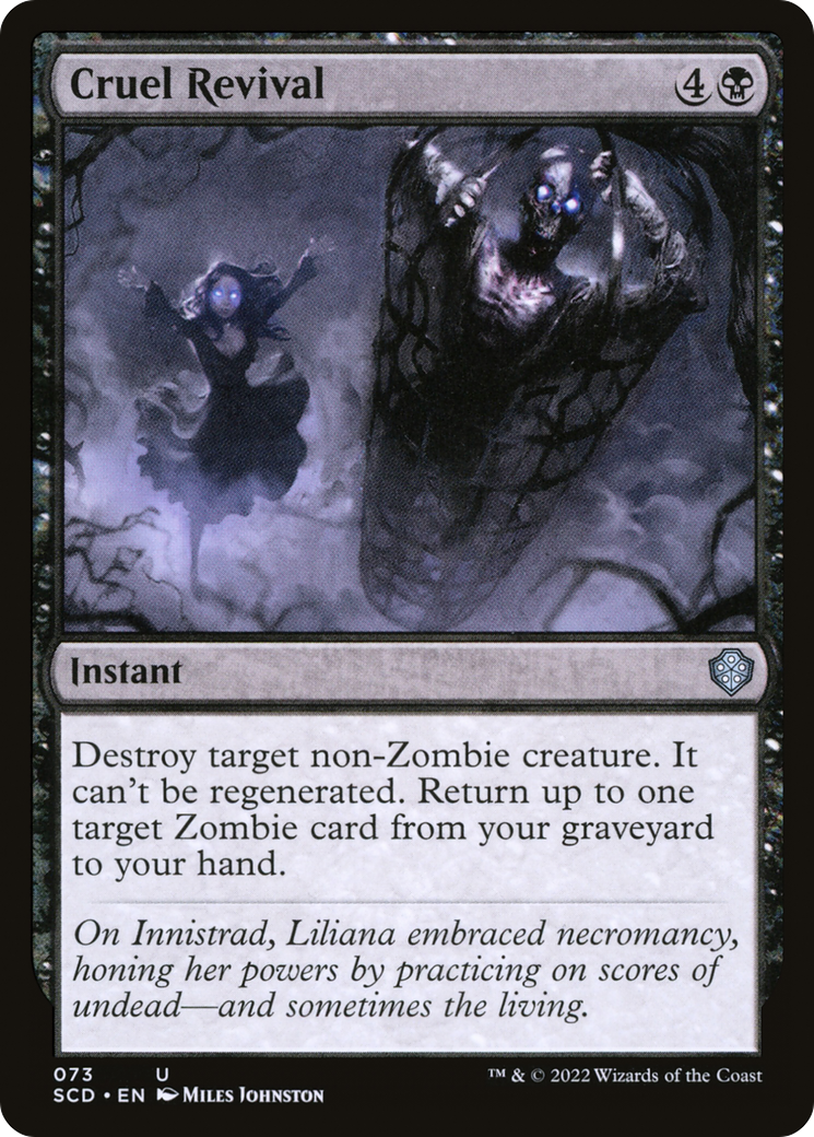 {C} Cruel Revival [Starter Commander Decks][SCD 073]