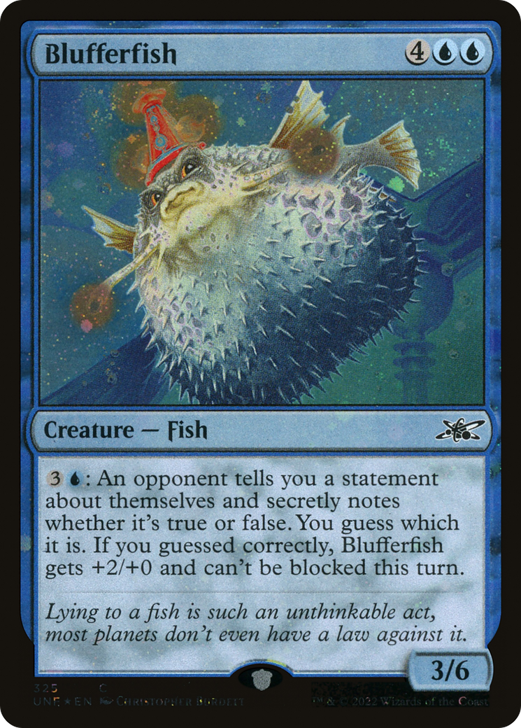{C} Blufferfish (Galaxy Foil) [Unfinity][UNF 325]