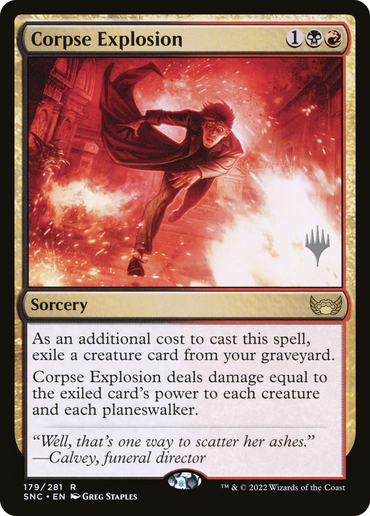 {R} Corpse Explosion (Promo Pack) [Streets of New Capenna Promos][PP SNC 179]