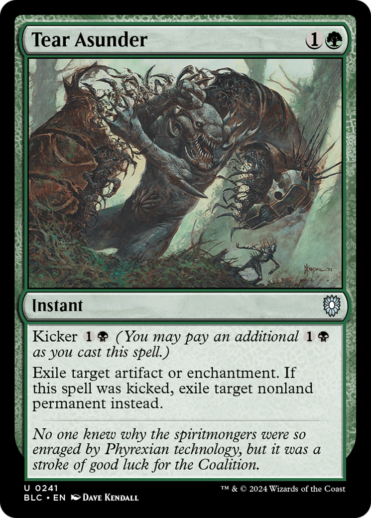 {C} Tear Asunder [Bloomburrow Commander][BLC 241]