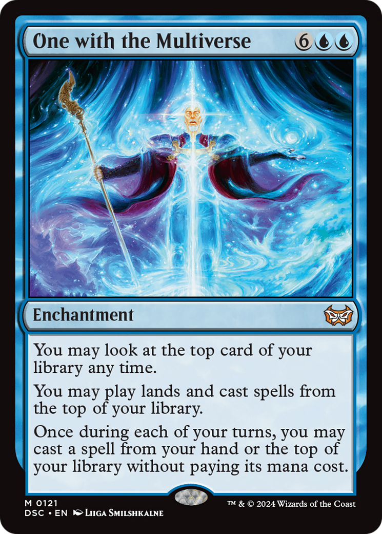 {R} One with the Multiverse [Duskmourn: House of Horror Commander][DSC 121]