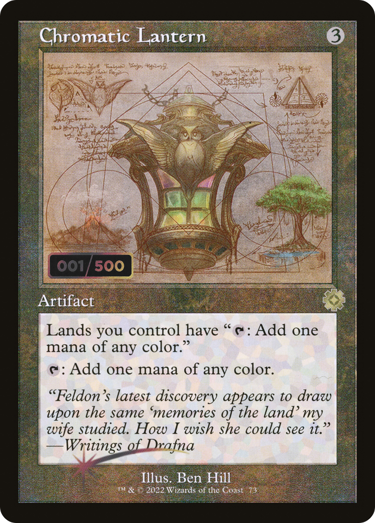 {R} Chromatic Lantern (Schematic) (Serial Numbered) [The Brothers' War Retro Artifacts][BRR 073]