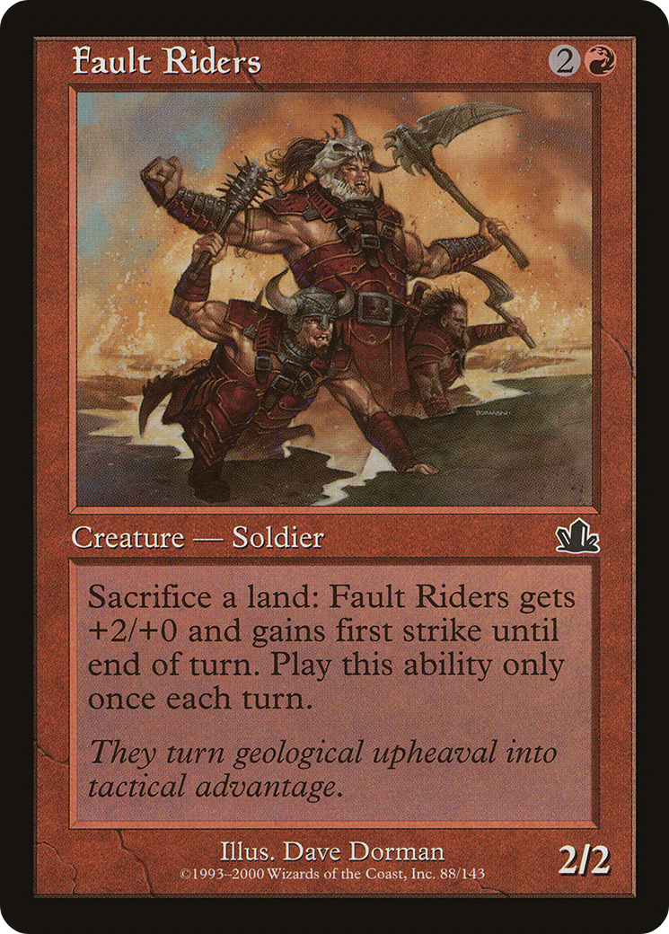 {C} Fault Riders [Prophecy][PCY 088]