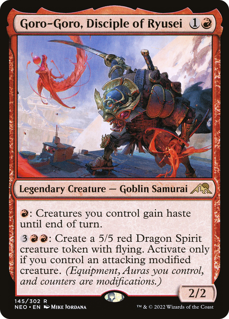 {R} Goro-Goro, Disciple of Ryusei [Kamigawa: Neon Dynasty][NEO 145]
