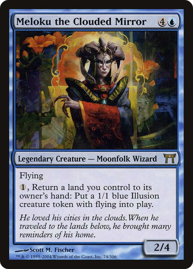 {R} Meloku the Clouded Mirror [Champions of Kamigawa][CHK 074] - Misty Mountain Games