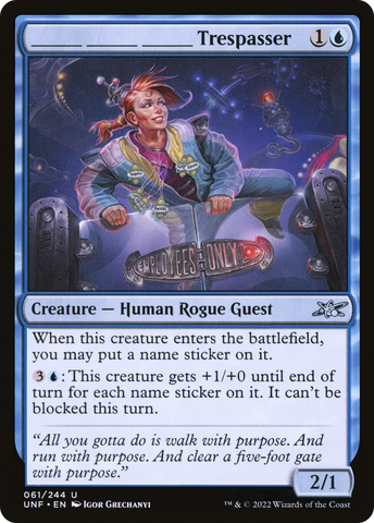 {C} ______ ______ ______ Trespasser [Unfinity][UNF 061]