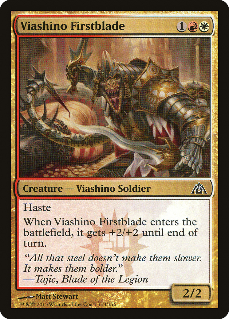 {C} Viashino Firstblade [Dragon's Maze][DGM 113] - Misty Mountain Games