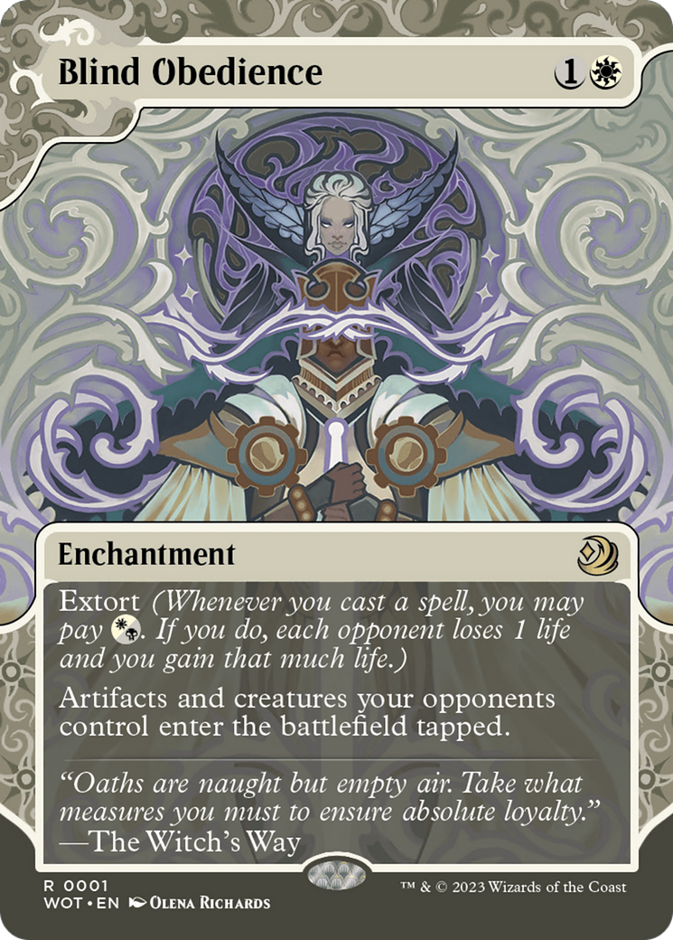 {R} Blind Obedience [Wilds of Eldraine: Enchanting Tales][WOT 001]