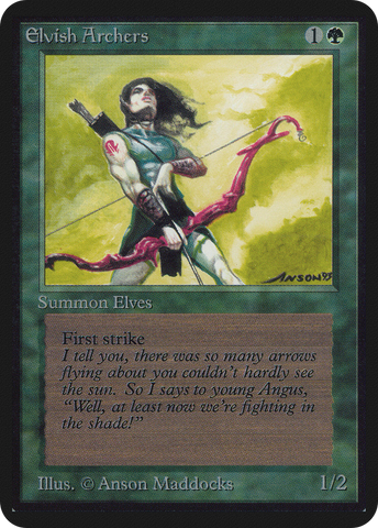 {R} Elvish Archers [Alpha Edition][LEA 191]