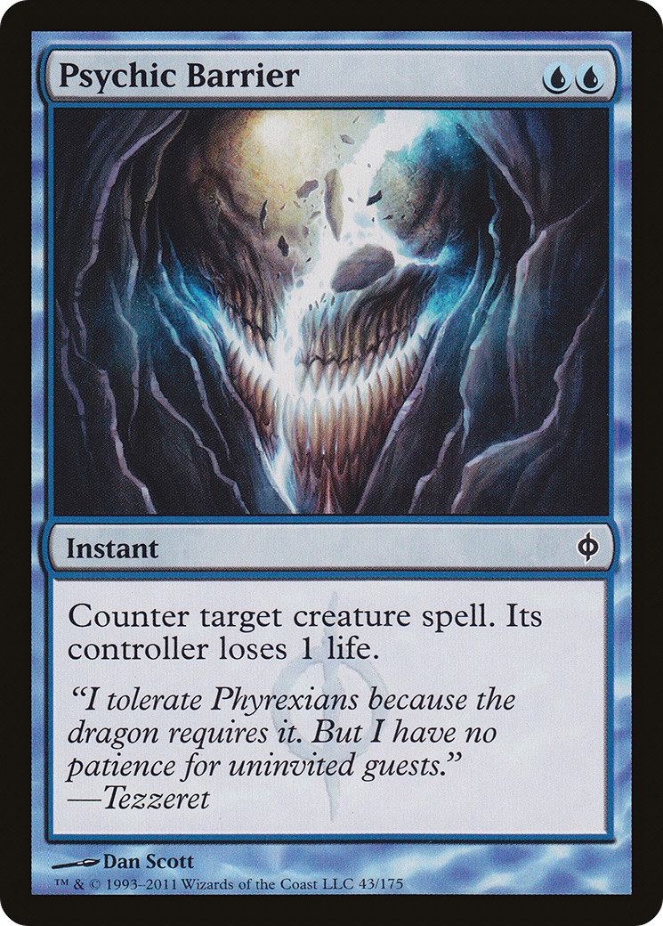 {C} Psychic Barrier [New Phyrexia][NPH 043] - Misty Mountain Games