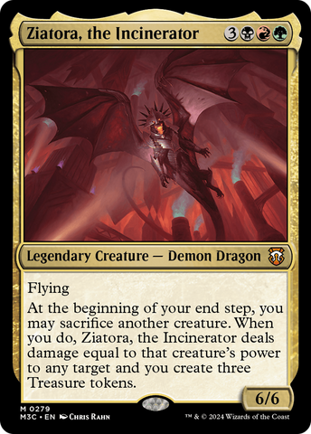 {R} Ziatora, the Incinerator [Modern Horizons 3 Commander][M3C 279]