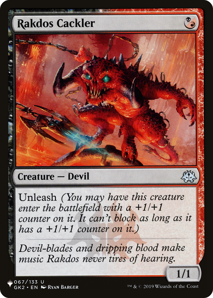 Rakdos Cackler [LIST GK2-67]