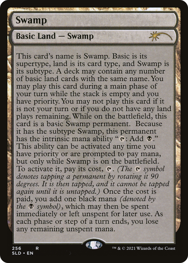 {B}[SLD 256] Swamp (256) [Secret Lair Drop Series]