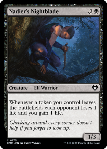 {C} Nadier's Nightblade [Commander Masters][CMM 175]