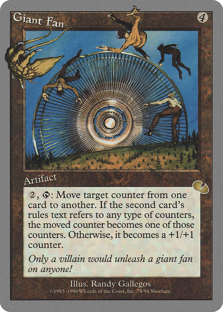 {R} Giant Fan [Unglued][UGL 074] - Misty Mountain Games