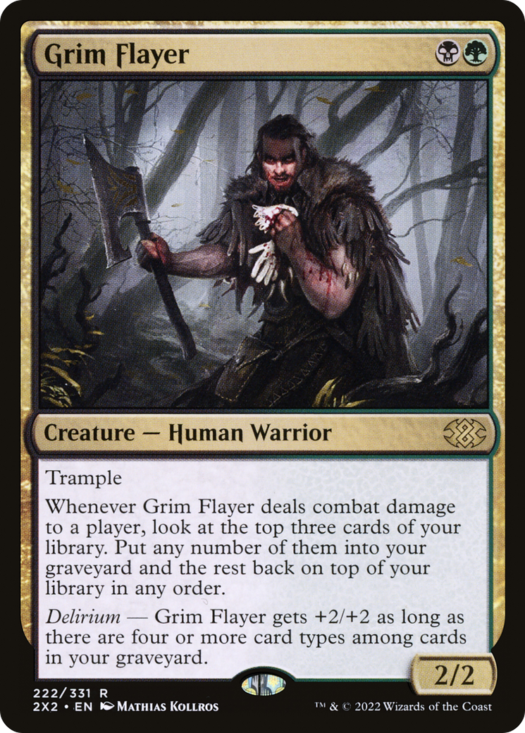 {R} Grim Flayer [Double Masters 2022][2X2 222]