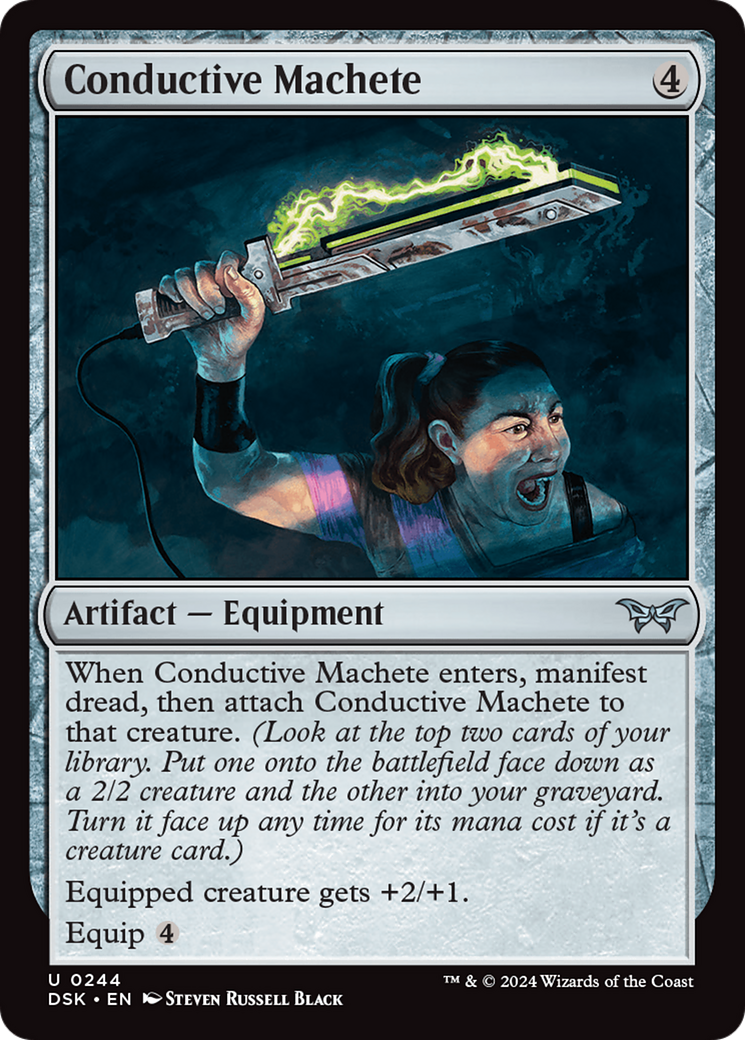 {@C} Conductive Machete [Duskmourn: House of Horror][DSK 244]