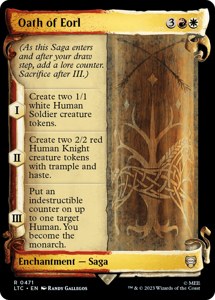 {R} Oath of Eorl [The Lord of the Rings: Tales of Middle-Earth Commander Showcase Scrolls][LTC 471]