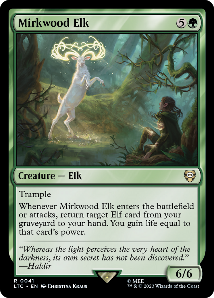 {R} Mirkwood Elk [The Lord of the Rings: Tales of Middle-Earth Commander][LTC 041]