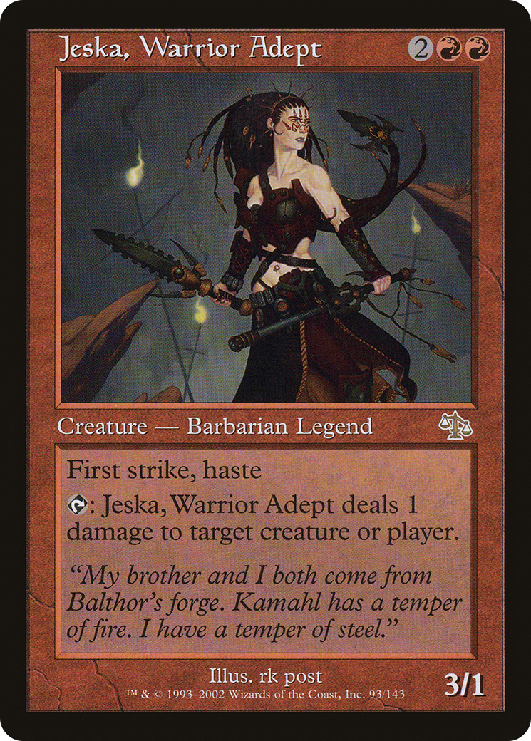 {R} Jeska, Warrior Adept [Judgment][JUD 093] - Misty Mountain Games