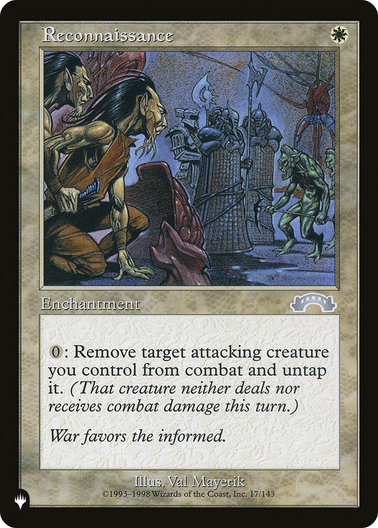 Reconnaissance [LIST 17/143]