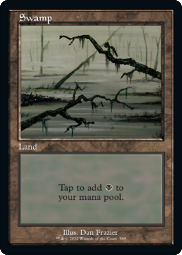 {B} Swamp (Retro) (588) [30th Anniversary Edition][30A 588]