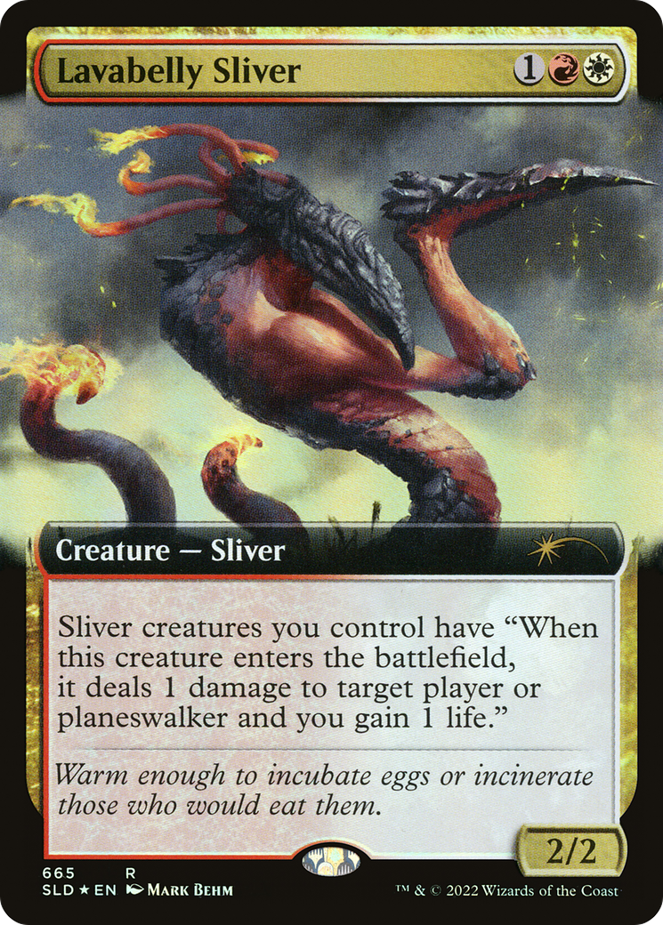 {R} Lavabelly Sliver (Extended Art) [Secret Lair Drop Promos][SLD 665]