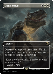 {R} Don't Move (Borderless) [Jurassic World Collection][REX 001]