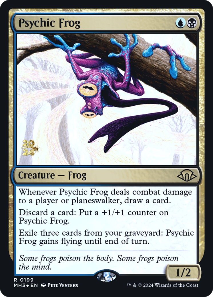 {R} Psychic Frog [Modern Horizons 3 Prerelese Promos][PR PMH3 199]