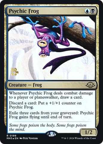 {R} Psychic Frog [Modern Horizons 3 Prerelese Promos][PR PMH3 199]