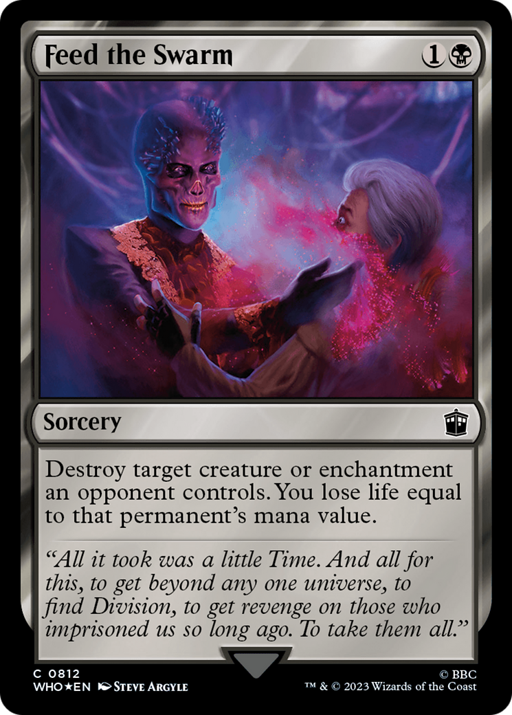 {C} Feed the Swarm (Surge Foil) [Doctor Who][WHO 812]