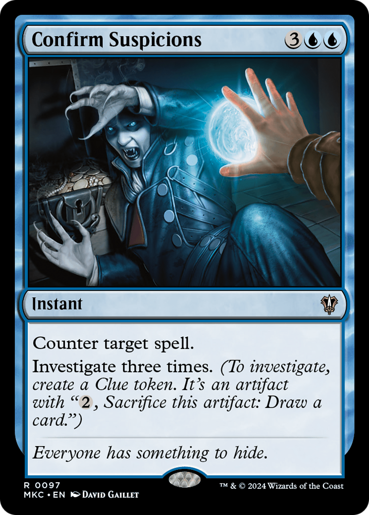 {R} Confirm Suspicions [Murders at Karlov Manor Commander][MKC 097]