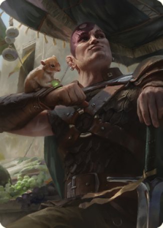 {A} Minsc & Boo, Timeless Heroes Art Card (38) [Commander Legends: Battle for Baldur's Gate Art Series][ACLB 038]