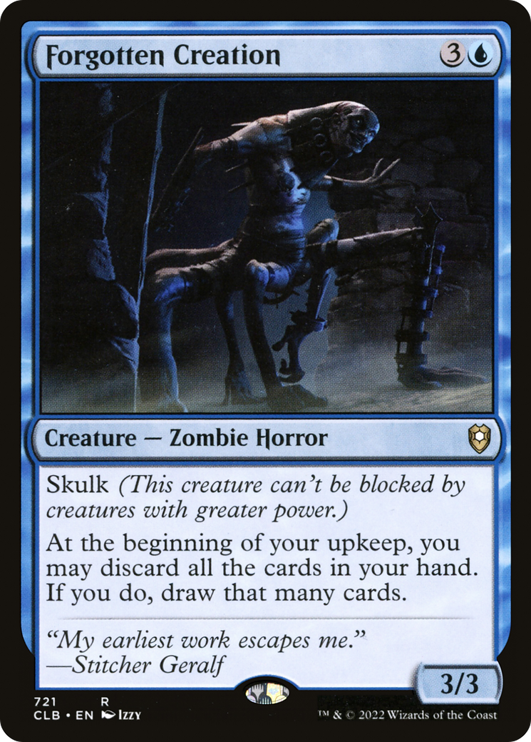 {R} Forgotten Creation [Commander Legends: Battle for Baldur's Gate][CLB 721]