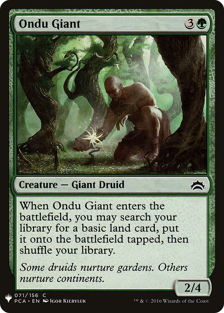 {C} Ondu Giant [Mystery Booster][LS PCA 071]