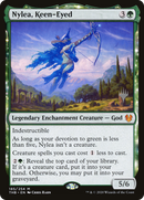 {R} Nylea, Keen-Eyed (Promo Pack) [Theros Beyond Death Promos][PP THB 185]