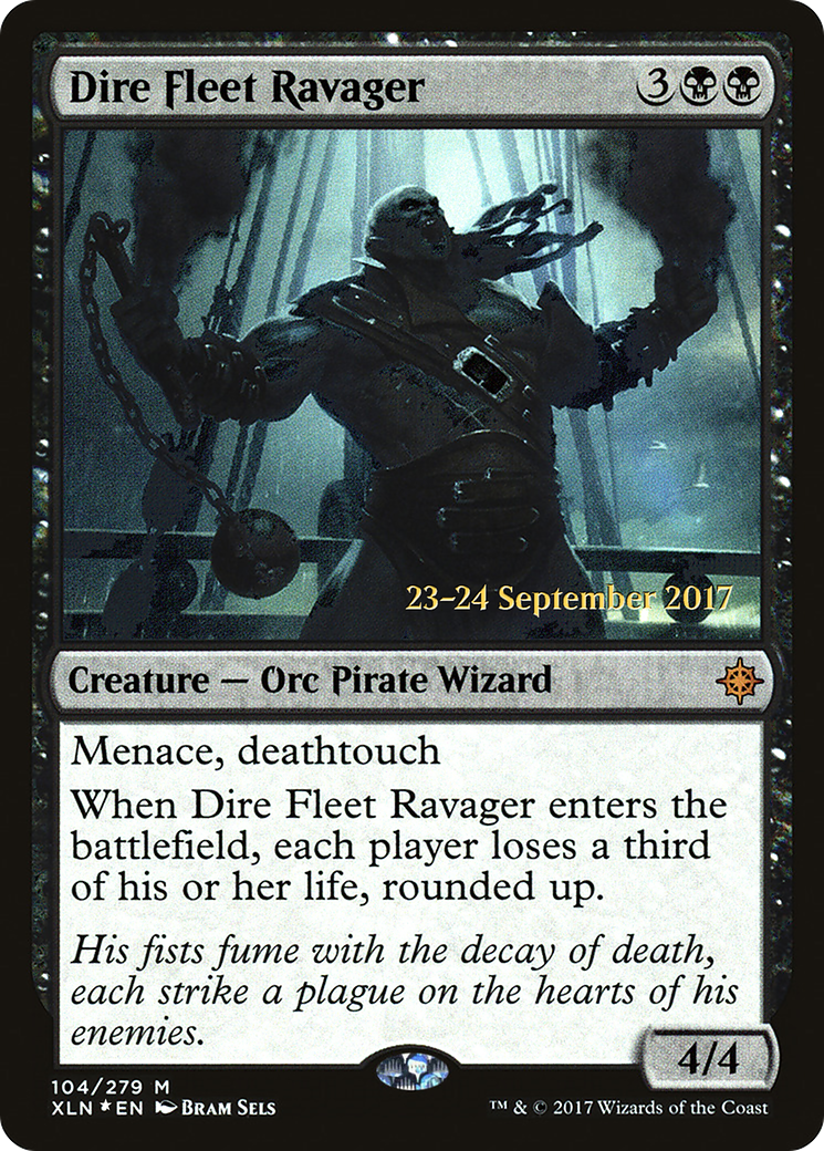 {R} Dire Fleet Ravager [Ixalan Prerelease Promos][PR XLN 104] - Misty Mountain Games