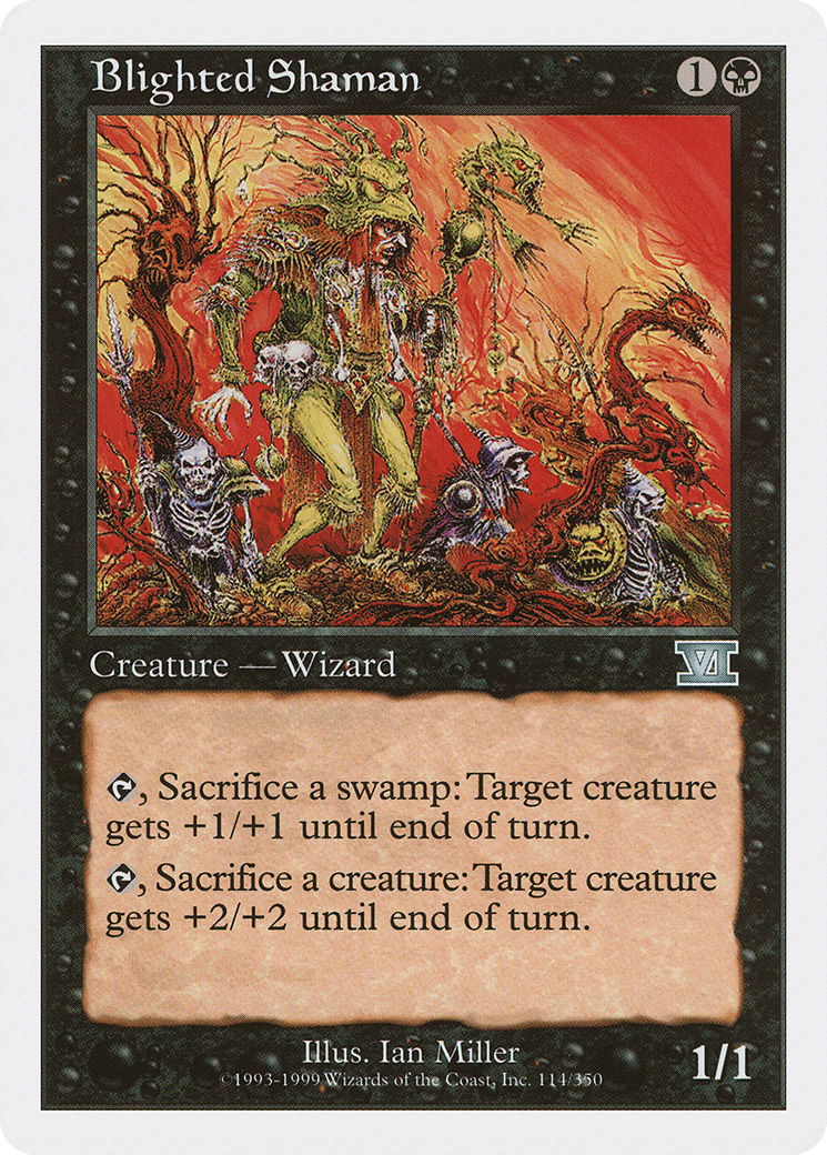 {C} Blighted Shaman [Classic Sixth Edition][6ED 114]
