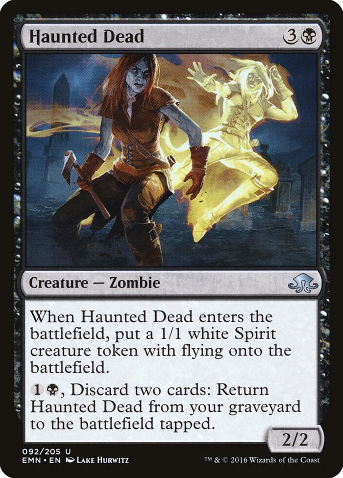 {C} Haunted Dead [Eldritch Moon][EMN 092]