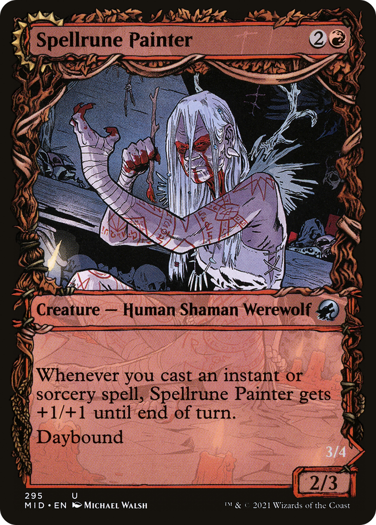 {C} Spellrune Painter // Spellrune Howler (Showcase Equinox) [Innistrad: Midnight Hunt][MID 295]