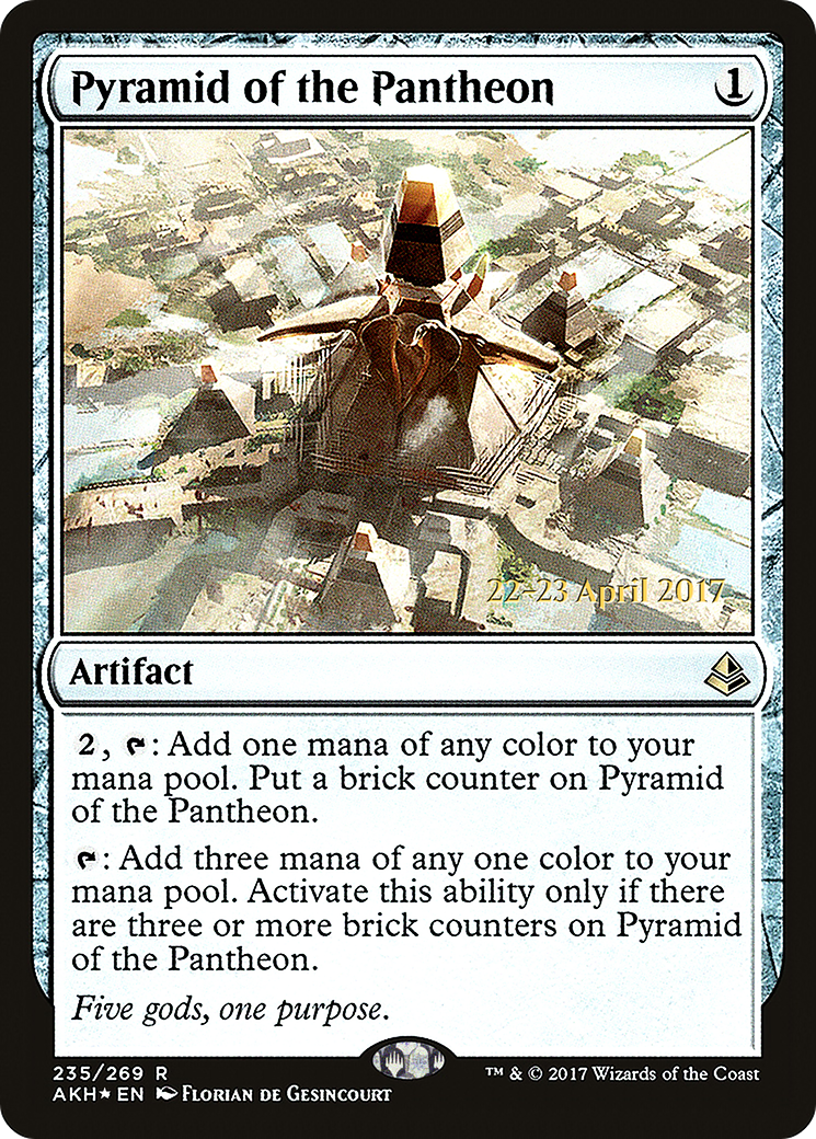 {R} Pyramid of the Pantheon [Amonkhet Prerelease Promos][PR AKH 235] - Misty Mountain Games