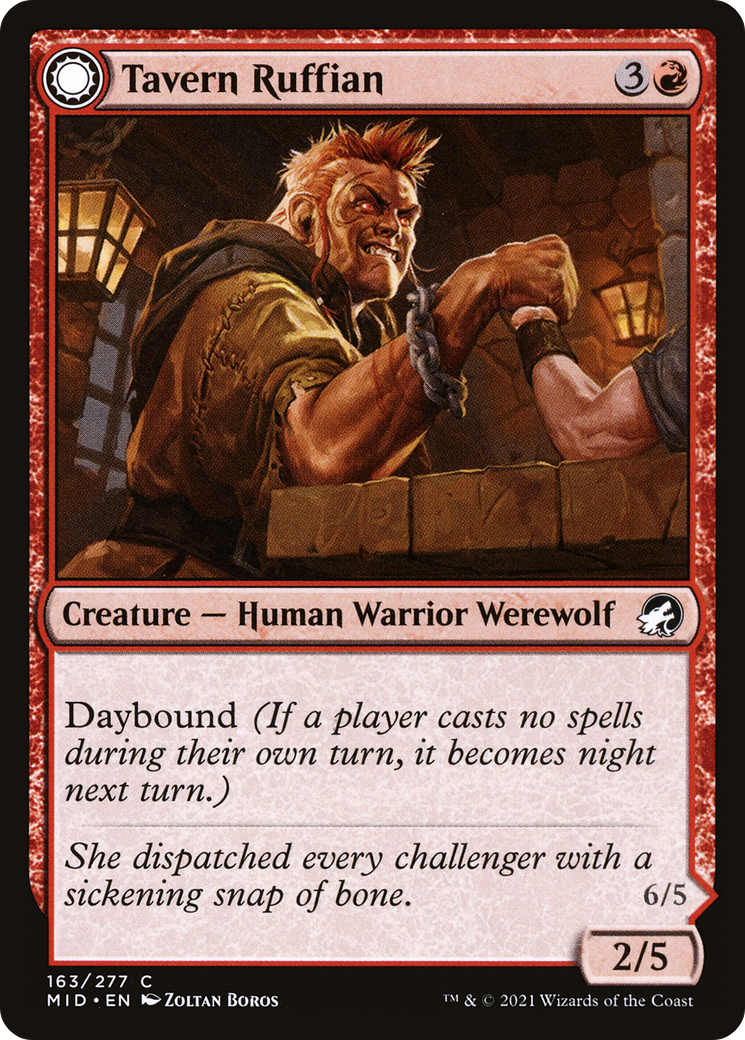 {C} Tavern Ruffian // Tavern Smasher [Innistrad: Midnight Hunt][MID 163]