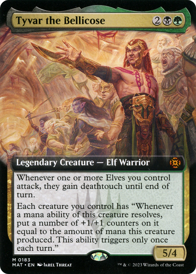 {R} Tyvar the Bellicose (Extended Art) [March of the Machine: The Aftermath][MAT 183]