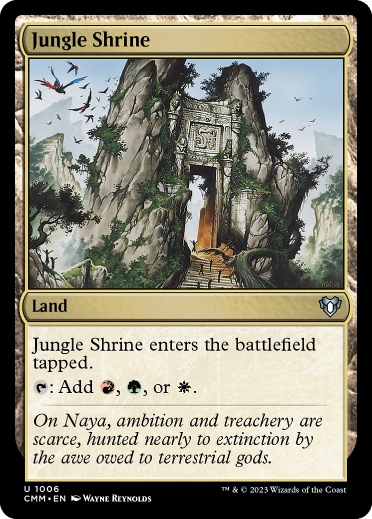 {C} Jungle Shrine [Commander Masters][CMM 1006]