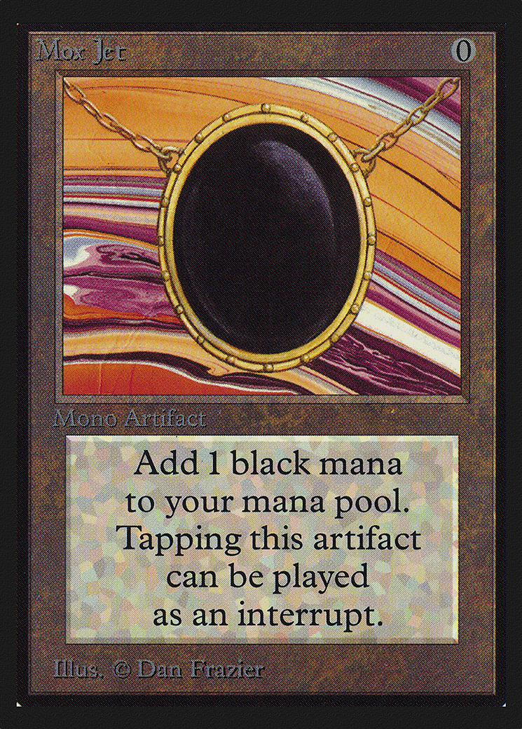 {R} Mox Jet (Black Stone) [International CollectorsÃ¢Â€Â™ Edition][GB CEI 263]