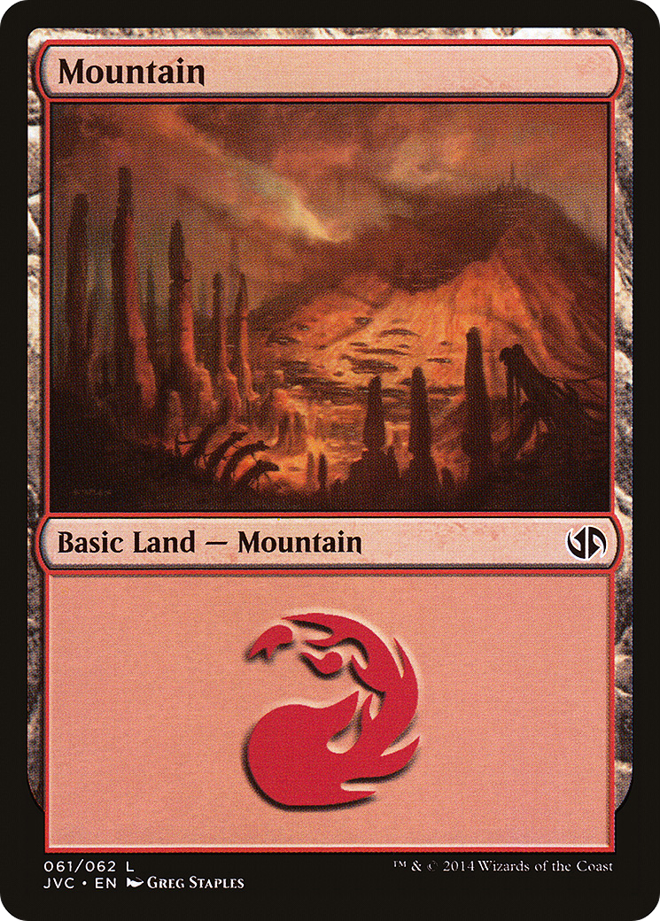 {B}[JVC 061] Mountain (61) [Duel Decks Anthology]