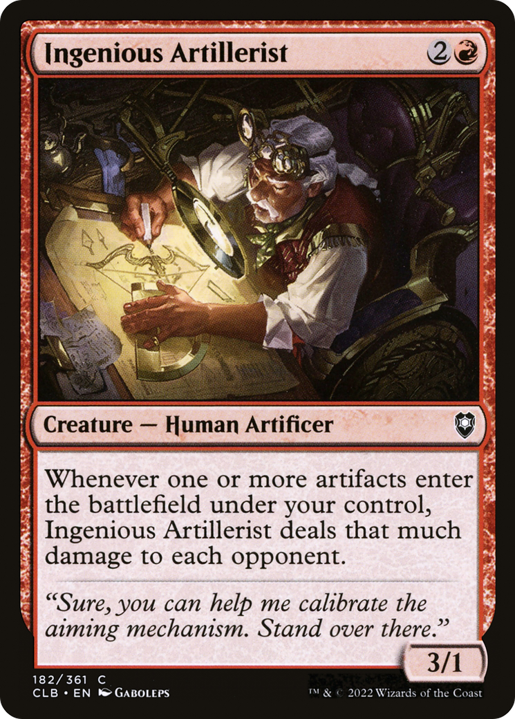 {C} Ingenious Artillerist [Commander Legends: Battle for Baldur's Gate][CLB 182]