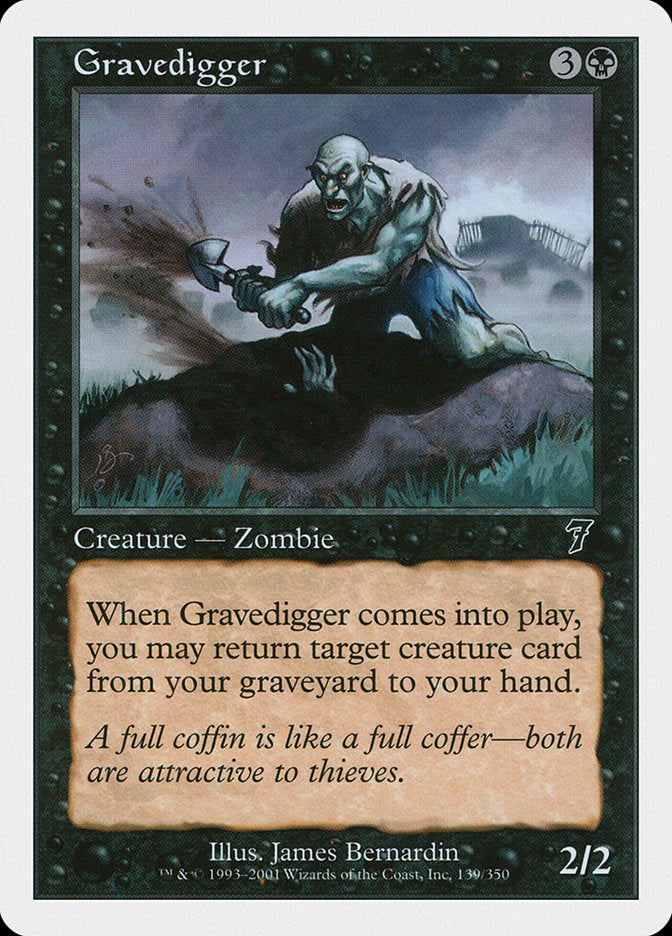{C} Gravedigger [Seventh Edition][7ED 139]
