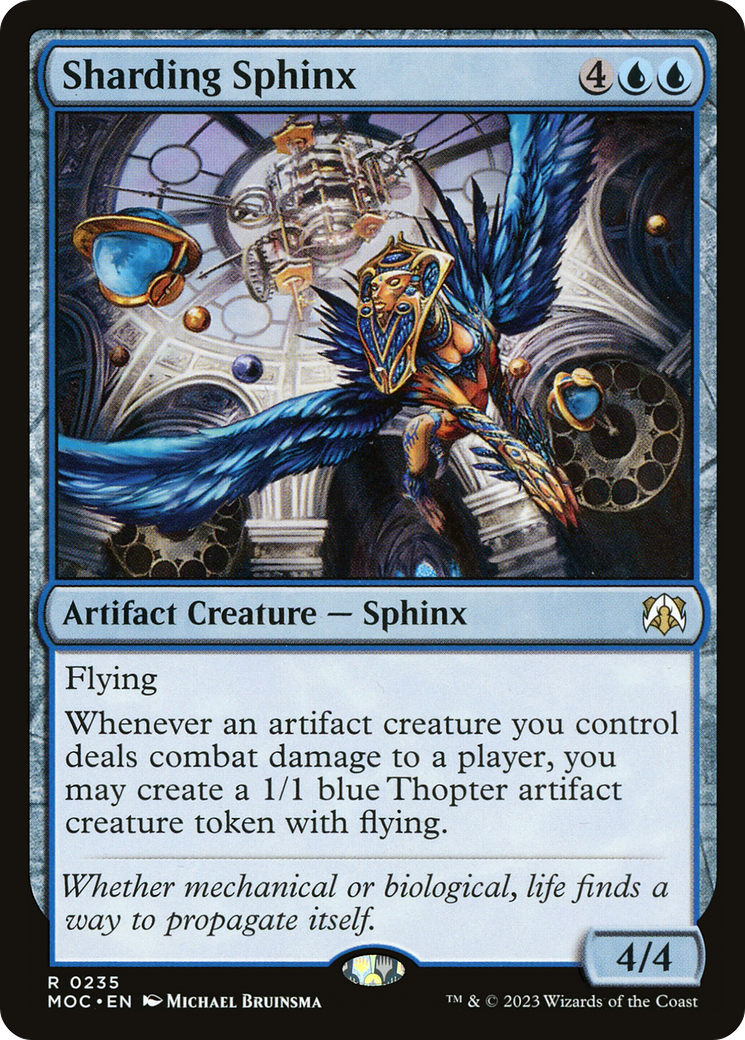 {R} Sharding Sphinx [March of the Machine Commander][MOC 235]