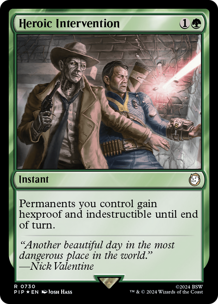 {R} Heroic Intervention (Surge Foil) [Fallout][PIP 730]